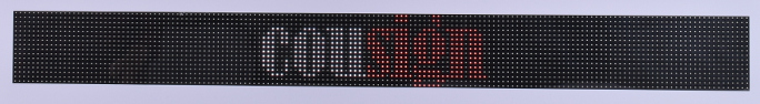 Half Height Large Scrolling Message Display